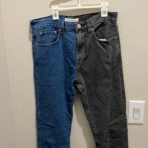 Two toned jeans